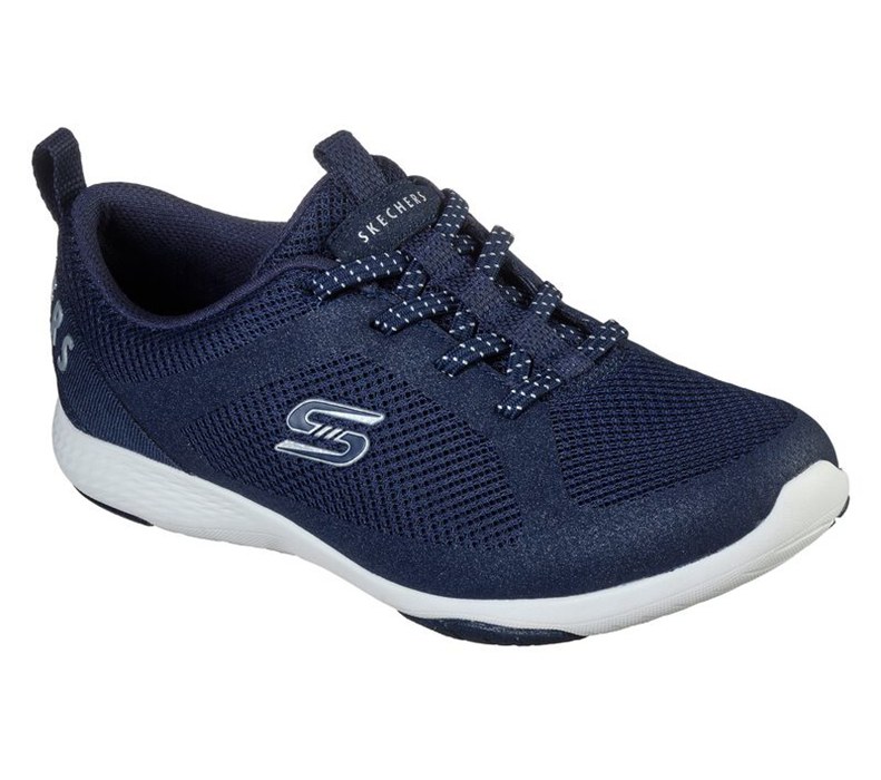 Skechers Lolow - Womens Slip On Shoes Navy [AU-OL7326]